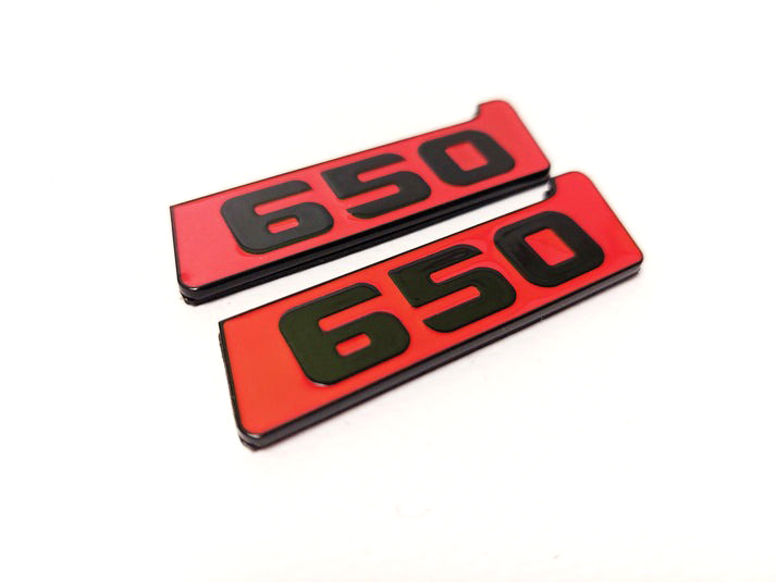 Metal Brabus 650 Fender Emblems Logo Badge for Mercedes-Benz W463 G-Class